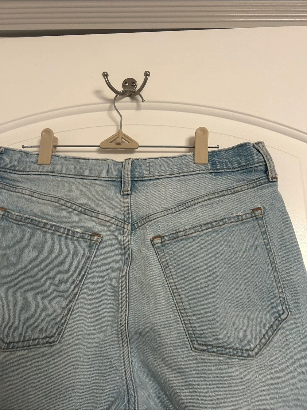 Abercrombie & Fitch The Baggy Short Mid Rise Denim Jorts Size 29/8 Chic 90s boho